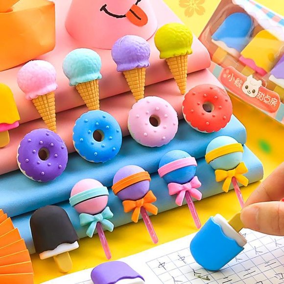 Yummy Dessert Eraser Set - Picture 2 of 10